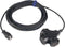 SIROX 345.510 Stroom Verlengkabel 16 A Zwart 10.00 m