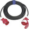 SIROX® CEE-verlengkabel 5x4,0mm², 32 A, 5 polig, 400V, 6h, zwart - 10 meter