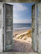 Tuinposter Kozijn Strand 80x60cm Teun TuinpostersTeun Tuinposters