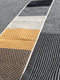 sisal Vloerkleed recto verso - tweezijdig vloerkleed - gratis antislip bijgeleverd -160/230 - donkergrijs carbon - tapijt - gestreept en visgraat