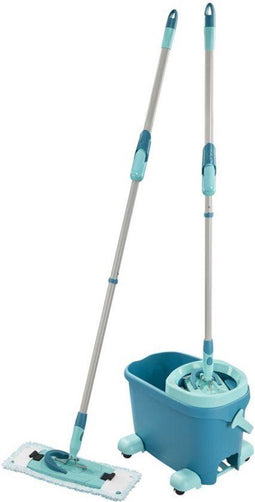 Leifheit Clean Twist M - Vloerwisser Ergo - Mobiel systeem met wieltjes - 33 cm - Turquoise
