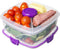 Sistema Salade Box Met Bestek - Geelgroen