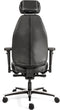 Sit And Move Therapod X Hoofdsteun - Zwart Leder - Bureaustoel