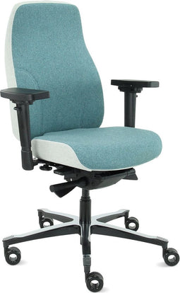 Sit And Move Therapod X2 - Azure - Facet Wol Azure/Ashgrey - Bureaustoel