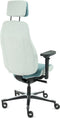Sit And Move Therapod X2 HR Hoofdsteun - Azure/Ashgrey Facet Wol - Bureaustoel