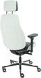 Sit And Move Therapod X2 HR Hoofdsteun - Middengrijs/Ashgrey Facet Wol - Bureaustoel