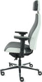 Sit And Move Therapod X2 HR Hoofdsteun - Middengrijs/Ashgrey Facet Wol - Bureaustoel