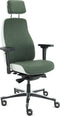 Sit And Move Therapod X2 HR Hoofdsteun - Olive/Ashgrey Facet Wol - Bureaustoel
