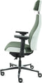 Sit And Move Therapod X2 HR Hoofdsteun - Olive/Ashgrey Facet Wol - Bureaustoel