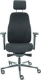 Sit And Move Therapod X2 HR Hoofdsteun - Zwart Mirage - Bureaustoel