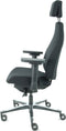 Sit And Move Therapod X2 HR Hoofdsteun - Zwart Mirage - Bureaustoel