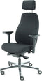 Sit And Move Therapod X2 HR Hoofdsteun - Zwart Mirage - Bureaustoel