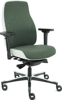 Sit And Move Therapod X2 - Olive/Ashgrey Facet Wol - Bureaustoel