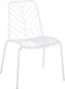Mica Decorations Grasse - Tuinstoel - L56 x B56 x H81 cm - Metaal - Wit
