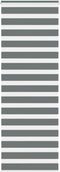 vidaXL - Zebra - rolgordijn - 85x200 - cm - stofbreedte - 80,9 - cm - donkergrijs