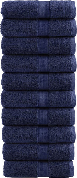 vidaXL - Gastendoekjes - SOLUND - 10 - st - 600 - g/m² - 30x50 - cm - marineblauw