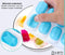 Loti Living IJsblokjesvorm - Siliconen - BPA vrij - Set van 3 (blauw groen geel)