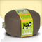 SitWise® Pipo Poef - Zitzak met Handvat - Rond - Koffie Bruin - 30 x 16 cm