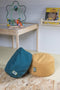 SitWise® Pipo Poef - Zitzak met Handvat - Rond - Zwart - 30 x 16 cm