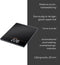 Beurer KS 34 XL Digitale Keukenweegschaal - Limited edition 2024 - Tot 15 kg – Glazen oppervlak - Touch bediening – Groot Magic LED display – Tarra functie – Incl. batterijen - 5 Jaar garantie - Zwart