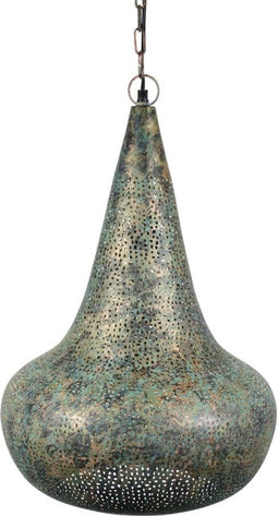 Safaary - Oosterse Hanglamp Green Patina Deya Ø 35 x 50cm