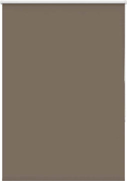 vidaXL - Rolgordijn - verduisterend - koffie - 100x175 - cm - stofbreedte - 95,7 - cm