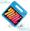 imoshion Tablet Hoes Kinderen - Geschikt voor iPad Mini 6 (2021) - Kidsproof Backcover met handvat - Blauw