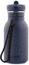 Trixie Drinkfles - Mr. Penguin - RVS Waterfles voor kinderen - 350ml - Lekvrije Fles - Blauw