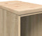 vidaXL - Garagekast - 30x51x85 - cm - massief - grenenhout - sonoma - eikenkleurig