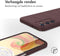 imoshion Hoesje - Geschikt voor Samsung Galaxy A14 (5G) / A14 (4G) - EasyGrip Backcover - Aubergine