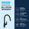 GROHE Start Edge eengreeps keukenmengkraan met uittrekbare uitloop - Hoge C-uitloop - 360°