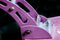 Six Degrees 2-wiel Step Opvouwbaar Voetrem Lila/wit