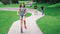 Six Degrees 2-wiel Step Opvouwbaar Voetrem Lila/wit