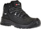 Sixton Corvara Outdry Werkschoenen Zwart Hoog S3