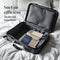 Skycases Packing Cubes - Koffer Organizer Set - 6-delige Set - Compressie Rits - Beige (6 stuks)