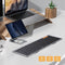 Opvouwbaar Bluetooth Toetsenbord - Full-Size Draadloos Toetsenbord - 3 apparaten tegelijk - Space Gray