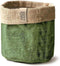 Sizo Waterdichte Plantenzak van Jute 13 cm Olijfgroen