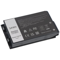 Battery suitable for Dell Latitude Rugged 7202, Li-Polymer, 7.4V, 3510mAh, 26Wh