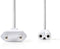 Nedis PCGP11040WT50 - Stroomkabel Euro-connector - 500 cm - Wit