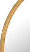 J-Line spiegel Mona Rond - ijzer/glas - goud - large - Ø 80 cm