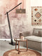 GOOD&MOJO Vloerlamp Java - Bamboe Zwart/Naturel - 175x50x207cm - Modern - Staande lampen voor Woonkamer - Slaapkamer