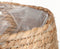 Mica Decorations Jorck Mand - Plantenmanden - Set van 3 - H15 x Ø18 cm H19 x Ø22 cm H24 x Ø26 cm - Grijs (set van 3)
