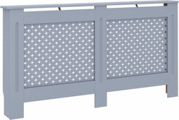 vidaXL Radiatorombouw 152x19x81 cm MDF antraciet