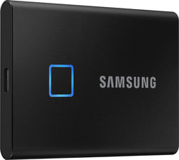 Samsung Portable T7 Touch - Externe SSD - 1 TB - USB C 3.2 - Vingerafdrukbeveiliging - Zwart
