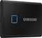 Samsung Portable T7 Touch - Externe SSD - 1 TB - USB C 3.2 - Vingerafdrukbeveiliging - Zwart