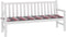 vidaXL - Tuinbankkussen - 180x50x3 - cm - oxford - stof - ruitpatroon - rood