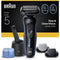 Braun 52-B7650cc - Elektrisch scheerapparaat - 3 Flex-scheerbladen - Blauw