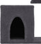 vidaXL - Kattenmeubel - met - sisal - krabpalen - 50,5 - cm - donkergrijs
