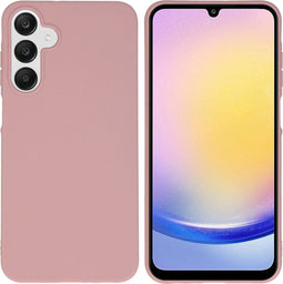 imoshion Hoesje Geschikt voor Samsung Galaxy A25 (5G) Hoesje Siliconen - imoshion Color Backcover - roze