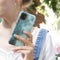 Selencia Hoesje Geschikt voor Samsung Galaxy S21 Hoesje - Selencia Maya Fashion Backcover - blauw